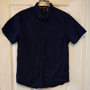 Men’s Denim & Flower Navy Dot Shirt